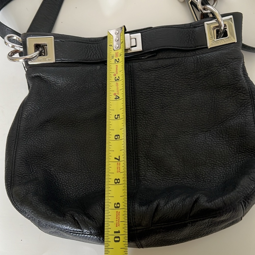 Calvin Klein Leather Shoulder/Crossbody Bag - Picture 11 of 13